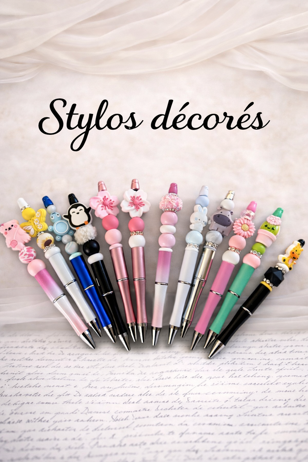Stylos décorés